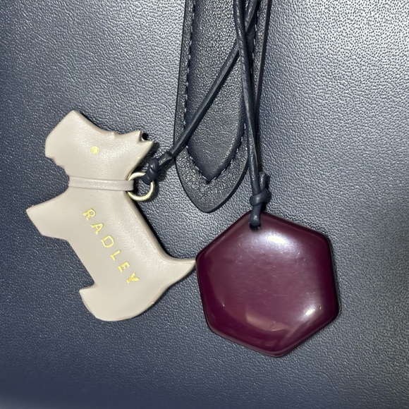 🇬🇧 RADLEY LONDON 🇬🇧 Liverpool Street Leather Satchel - Ink - Picture 7 of 11